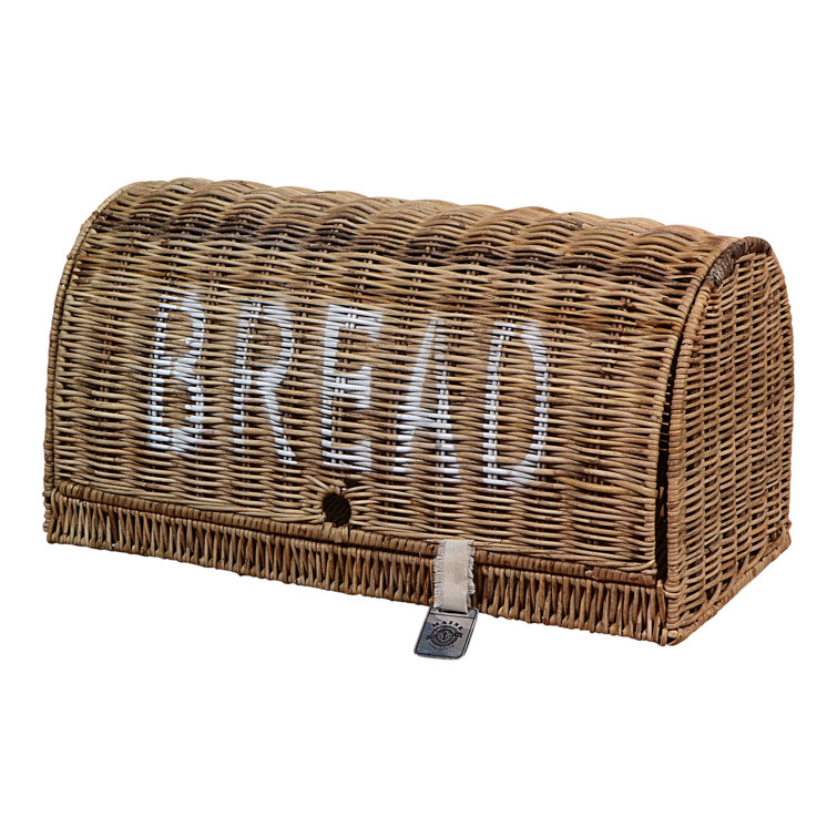 Bay Isle Home Brasfield Rattan Bread Box & Reviews Wayfair